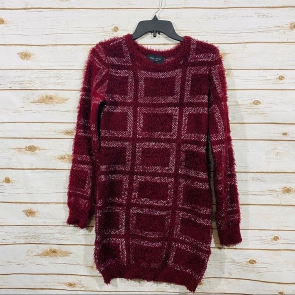 Romeo+Juliet Couture women's red long sleeve sweater dress size S - Picture 1 of 5